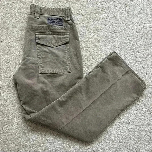The North Face Men's Corduroy Beige Pants Size 34 Regular Style# 0206 Outdoor - Picture 1 of 16